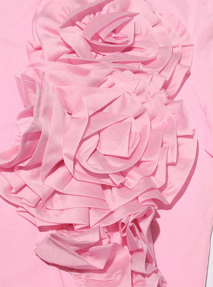 Ivana Appliques Folds Top - Fashion Pov