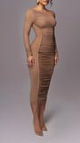 Jade Backless Bodycon Midi Dress - Fashion Pov