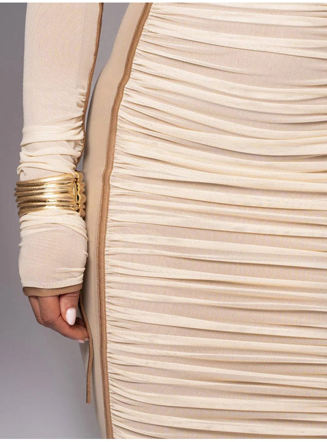 Jade Backless Bodycon Midi Dress - Fashion Pov
