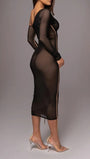 Jade Backless Bodycon Midi Dress - Fashion Pov