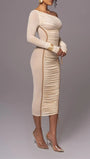 Jade Backless Bodycon Midi Dress - Fashion Pov
