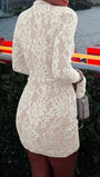 Jane Long Sleeve Mini Dress - Fashion Pov