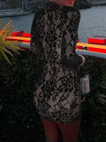 Jane Long Sleeve Mini Dress - Fashion Pov