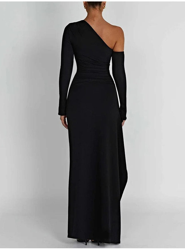 Janelle Backless Bodycon Split Maxi Dress - Fashion Pov