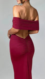 Jasmine Off Shoulder Sleeveless Maxi Dress - Fashion Pov
