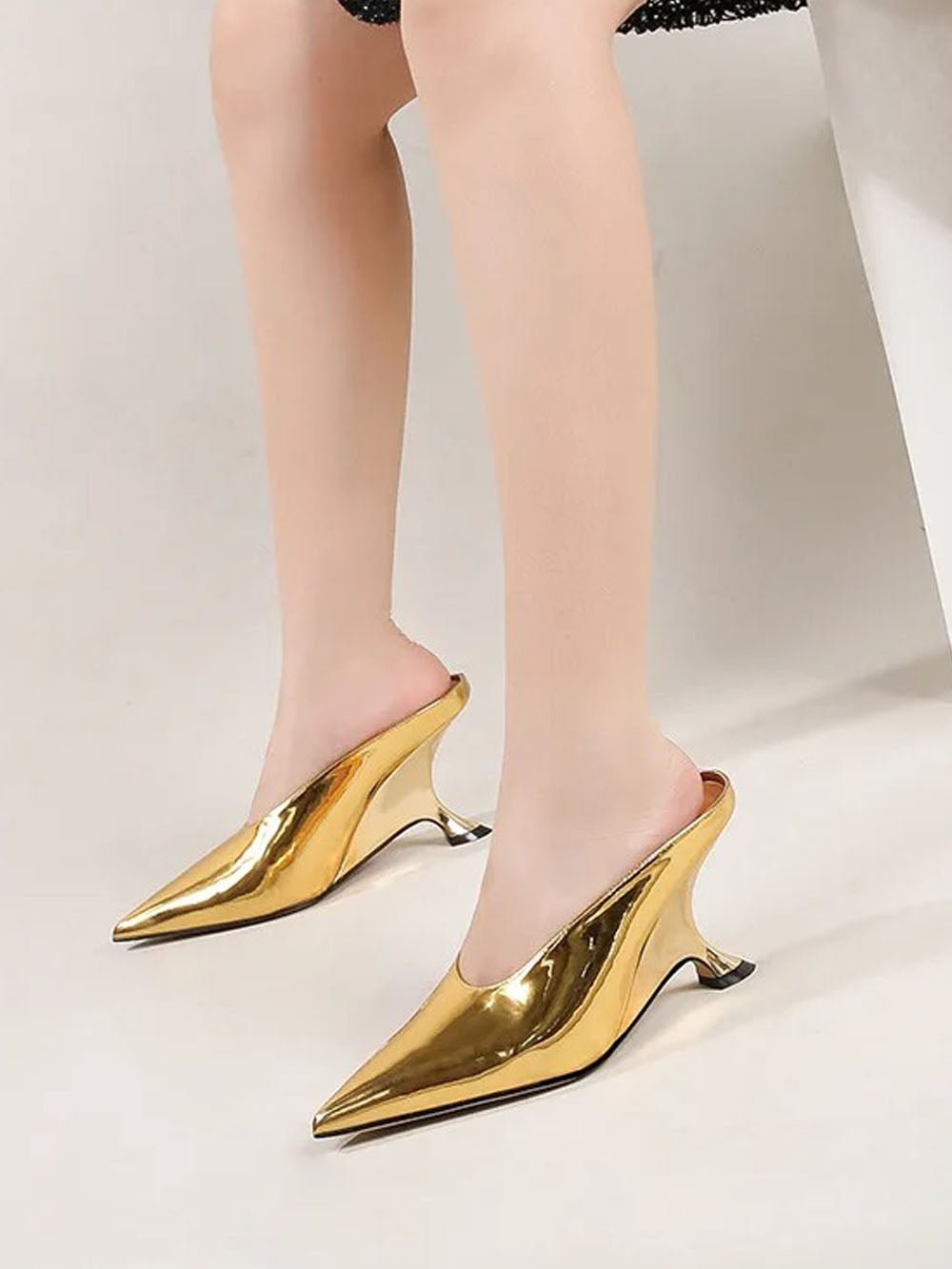 Jasmine Toe Heel Slipper - Fashion Pov