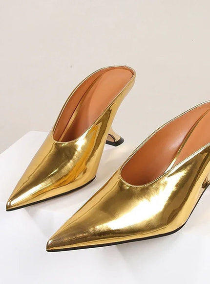 Jasmine Toe Heel Slipper - Fashion Pov