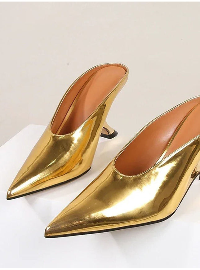 Jasmine Toe Heel Slipper - Fashion Pov