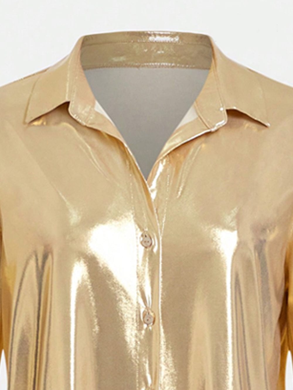 Jeevan Metallic Chic Shirt - Fashion Pov