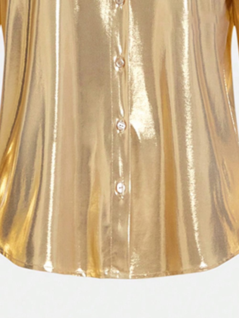 Jeevan Metallic Chic Shirt - Fashion Pov