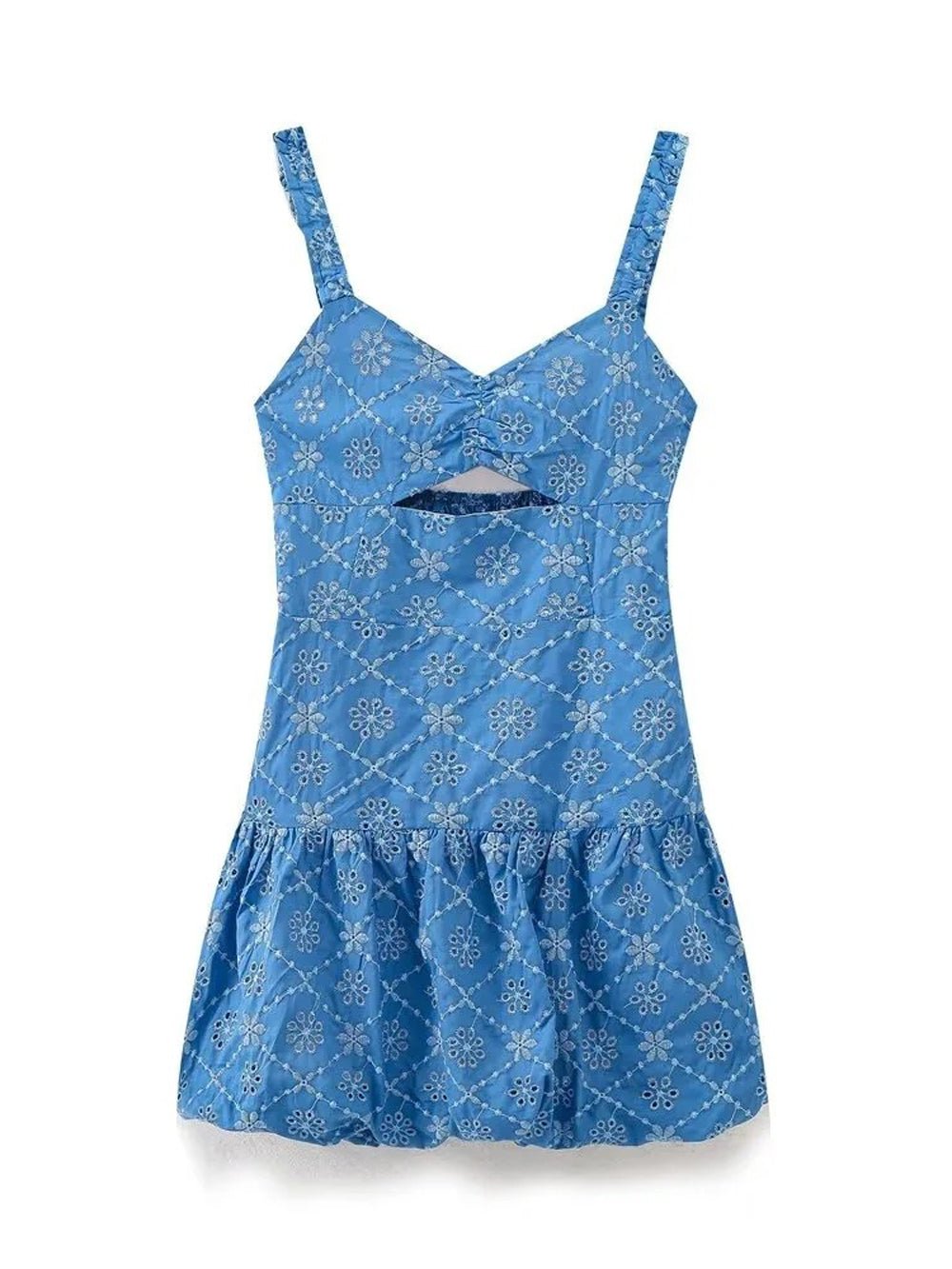 Jennifer Hollow Slim Fit Mini Dress - Fashion Pov