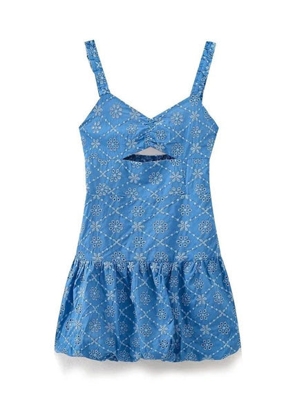 Jennifer Hollow Slim Fit Mini Dress - Fashion Pov
