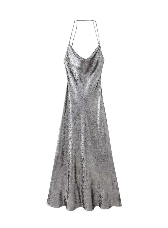 Jerah Backless Midi Dress - Fashion Pov