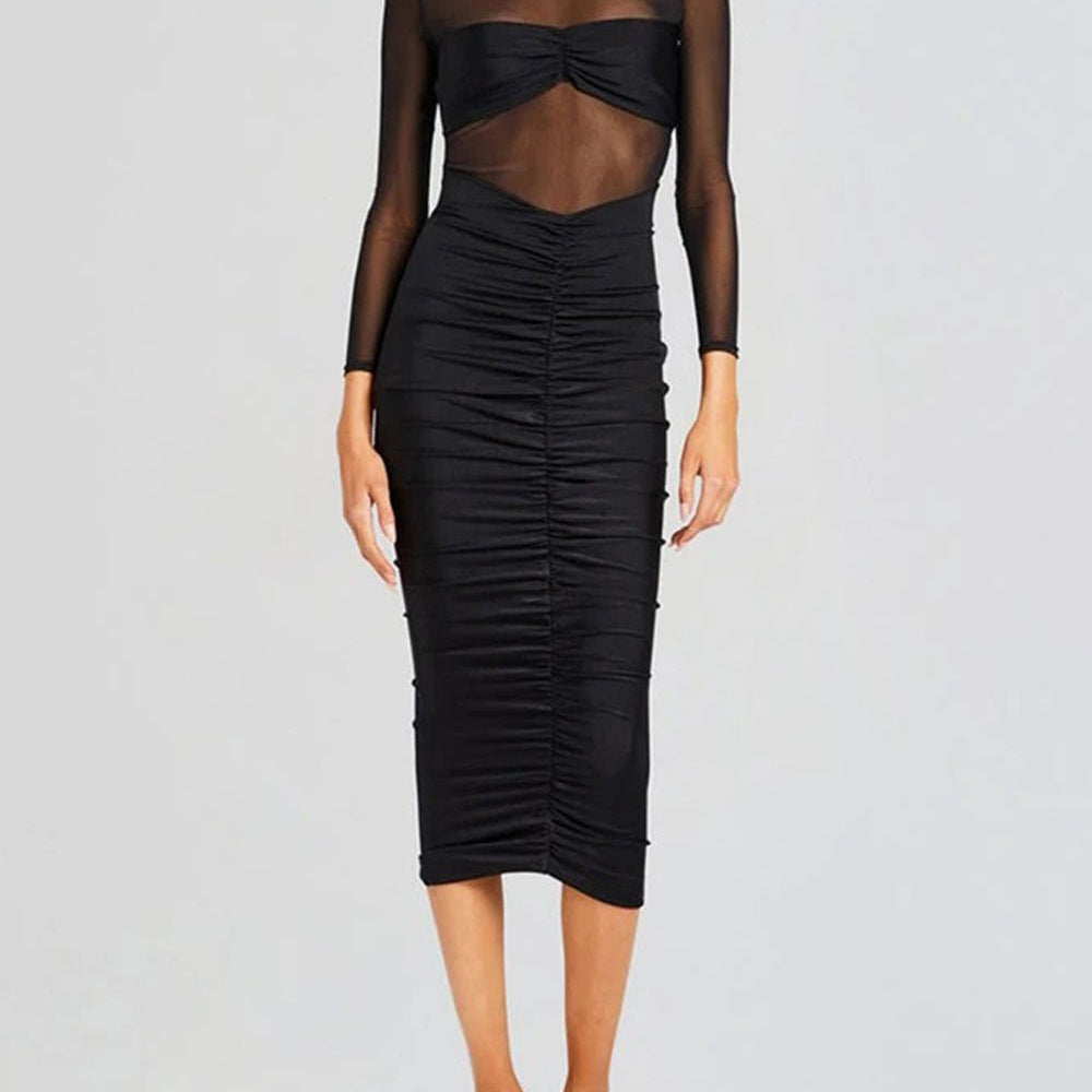 Josephine Long Sleeve Maxi Dress - Fashion Pov