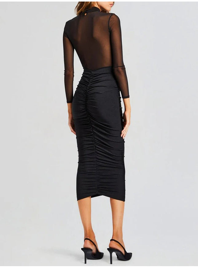 Josephine Long Sleeve Maxi Dress - Fashion Pov