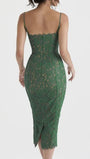 Josie Backless Slit Midi Dress - Fashion Pov