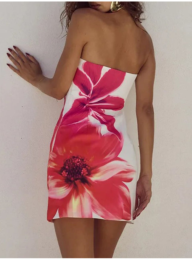 Julia Off Shoulder Backless Mini Dress - Fashion Pov