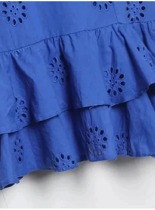 Julia Ruffled Mini Dress - Fashion Pov