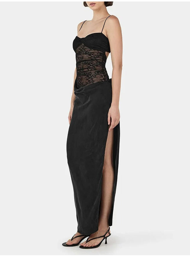 Juliana Backless Maxi Dress - Fashion Pov