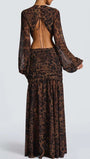 Juliana Deep - V Cutout Maxi Dress - Fashion Pov