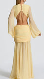 Juliana Deep - V Cutout Maxi Dress - Fashion Pov