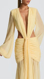 Juliana Deep - V Cutout Maxi Dress - Fashion Pov