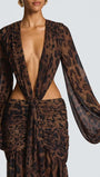 Juliana Deep - V Cutout Maxi Dress - Fashion Pov