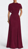 Juliette Draped Shoulder Maxi Dress - Fashion Pov