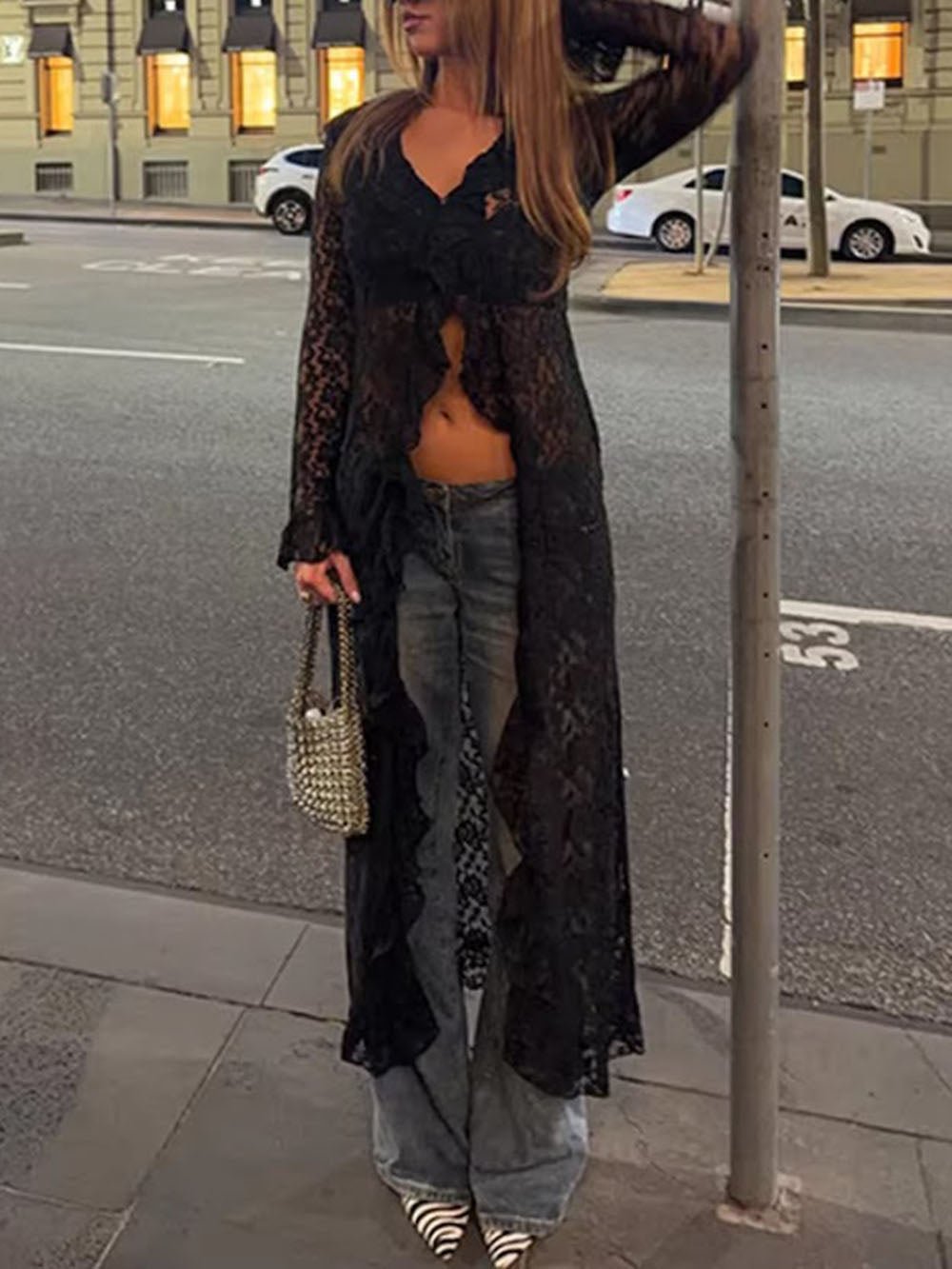 Juliette Longline Lace Blouse - Fashion Pov