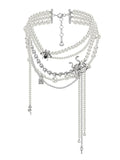 June Small Snake Pearl Necklace - Fashion Pov