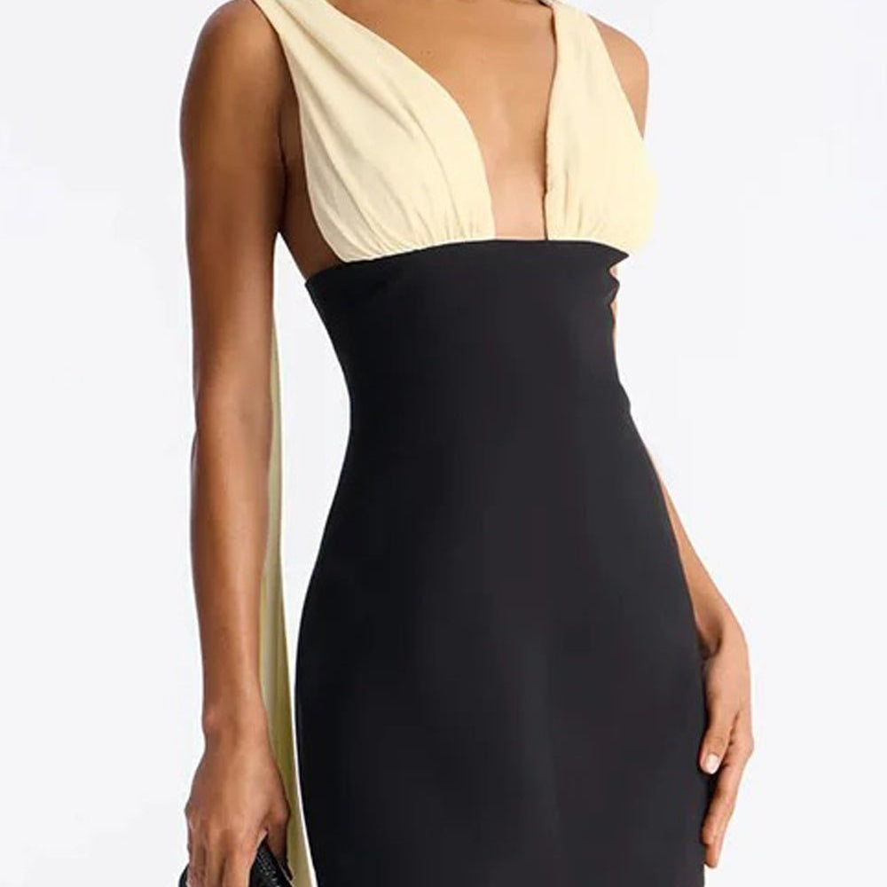 Kaia Colorblock Mini Dress - Fashion Pov