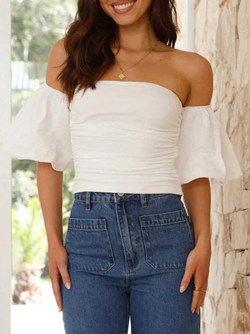 Kaia Slim Short Top - Fashion Pov