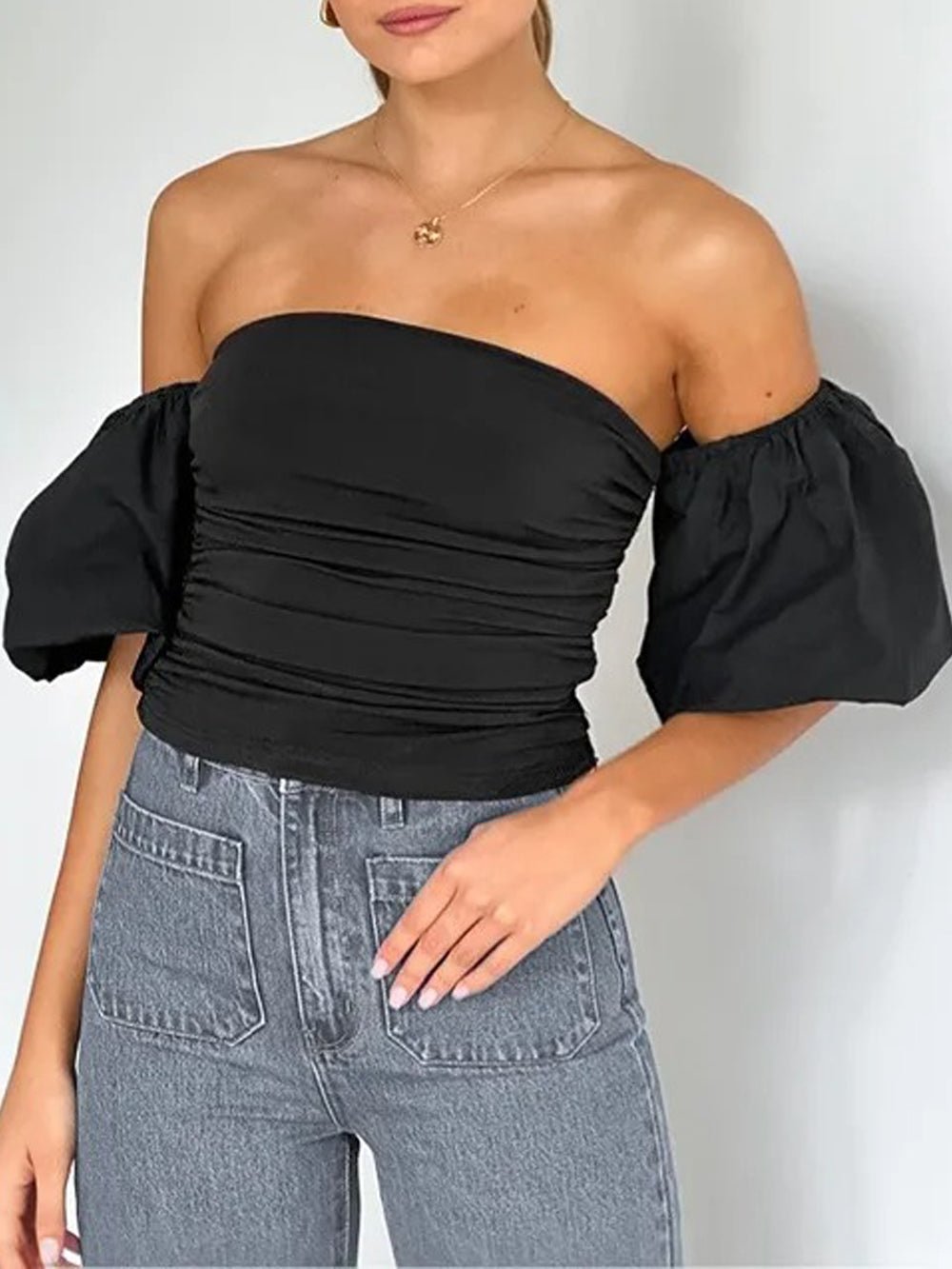 Kaia Slim Short Top - Fashion Pov