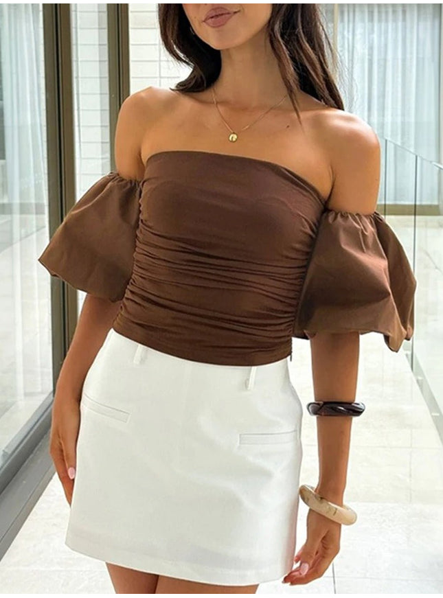 Kaia Slim Short Top - Fashion Pov