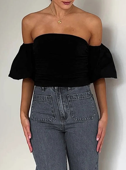Kaia Slim Short Top - Fashion Pov