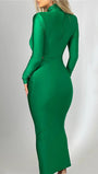 Kara Bodycon Hollow Out Maxi Dress - Fashion Pov