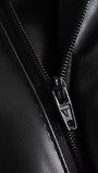 Karine Front Zipper Mini Skirt - Fashion Pov