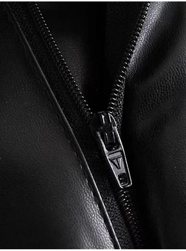 Karine Front Zipper Mini Skirt - Fashion Pov