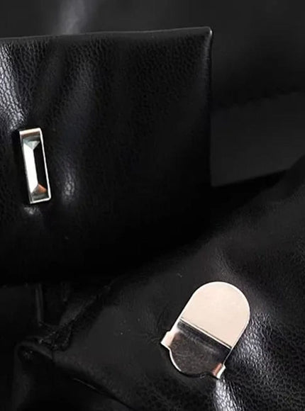 Karine Front Zipper Mini Skirt - Fashion Pov