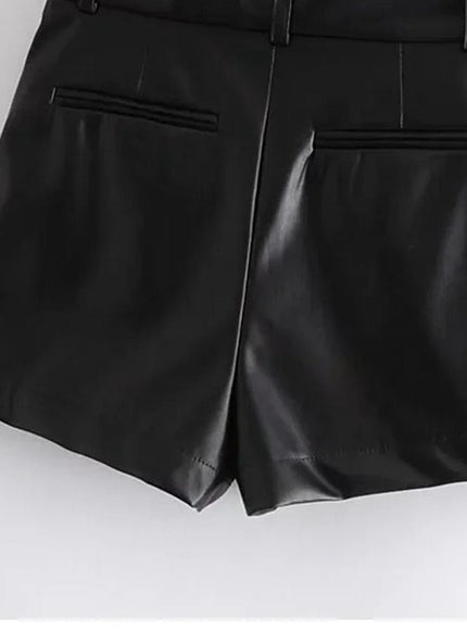 Karine Front Zipper Mini Skirt - Fashion Pov