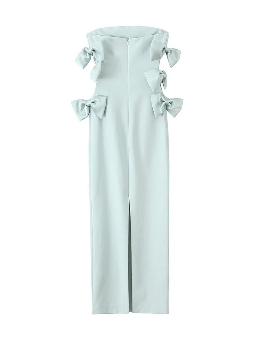 Katherine Backless Midi Dress - Fashion Pov