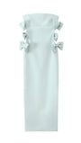 Katherine Backless Midi Dress - Fashion Pov
