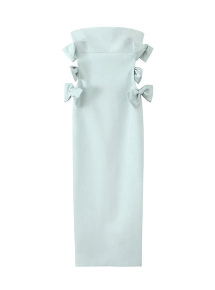 Katherine Backless Midi Dress - Fashion Pov