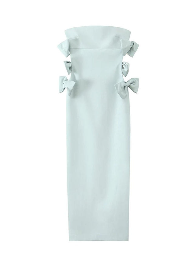 Katherine Backless Midi Dress - Fashion Pov