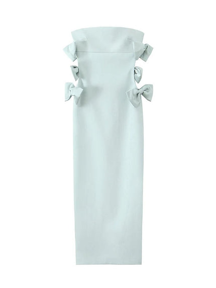 Katherine Backless Midi Dress - Fashion Pov