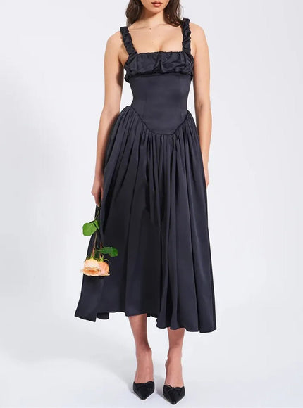 Katie Backless Midi Dress - Fashion Pov