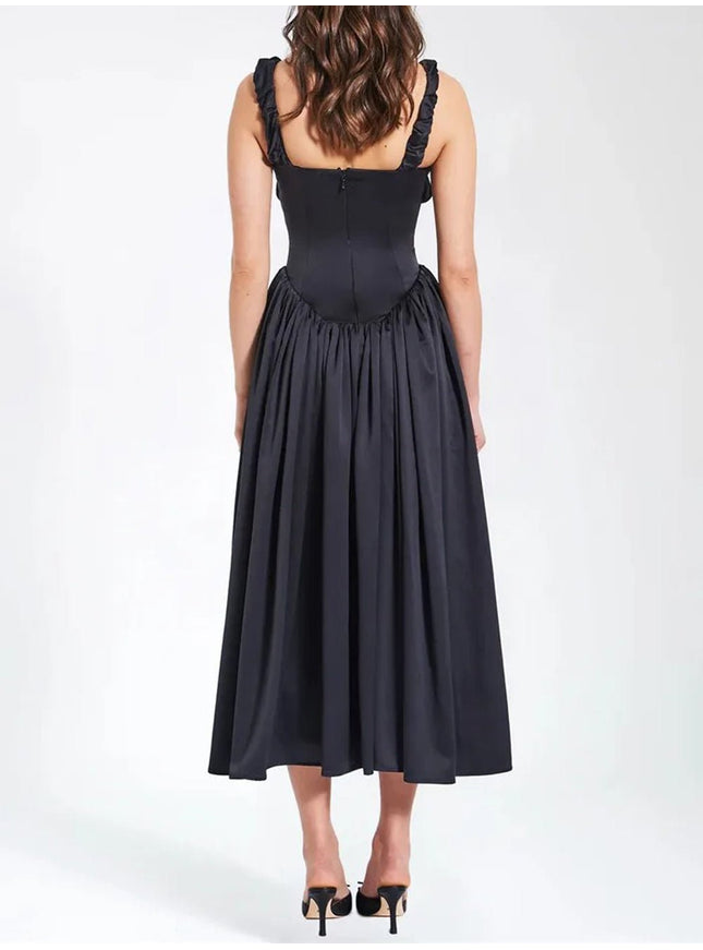 Katie Backless Midi Dress - Fashion Pov