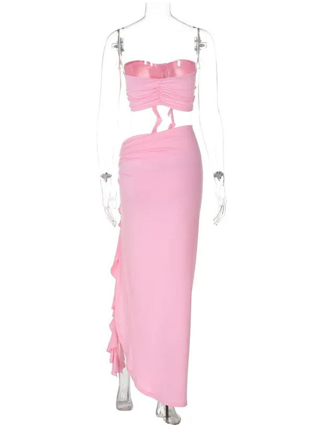 Katie Backless Skirt & Top Set - Fashion Pov