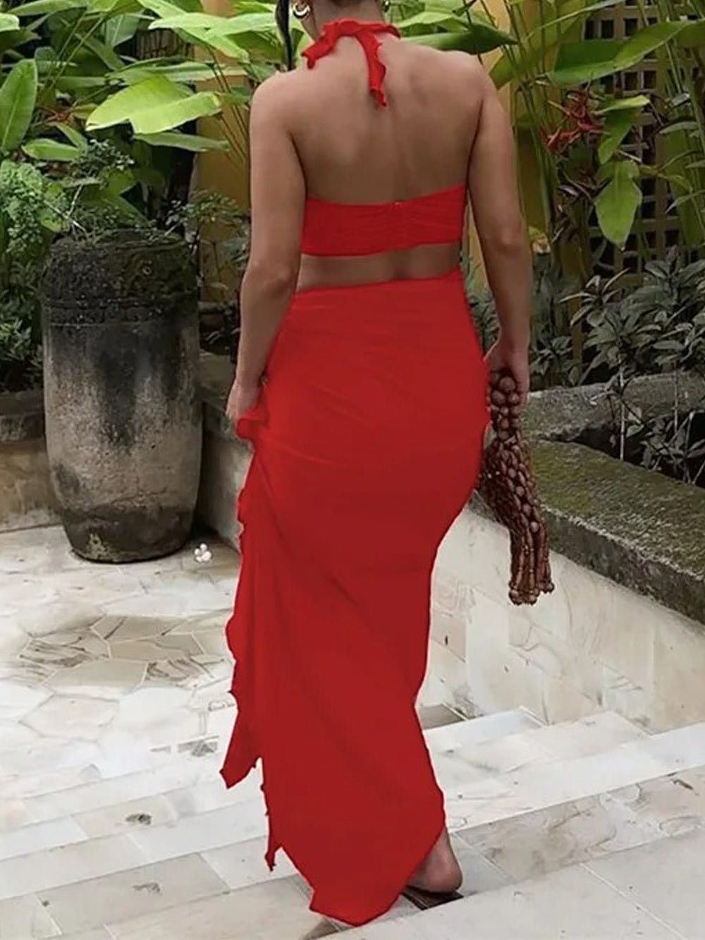 Katie Backless Skirt & Top Set - Fashion Pov