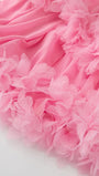 Katie Sleeveless Elastic Ruffle Maxi Dress - Fashion Pov